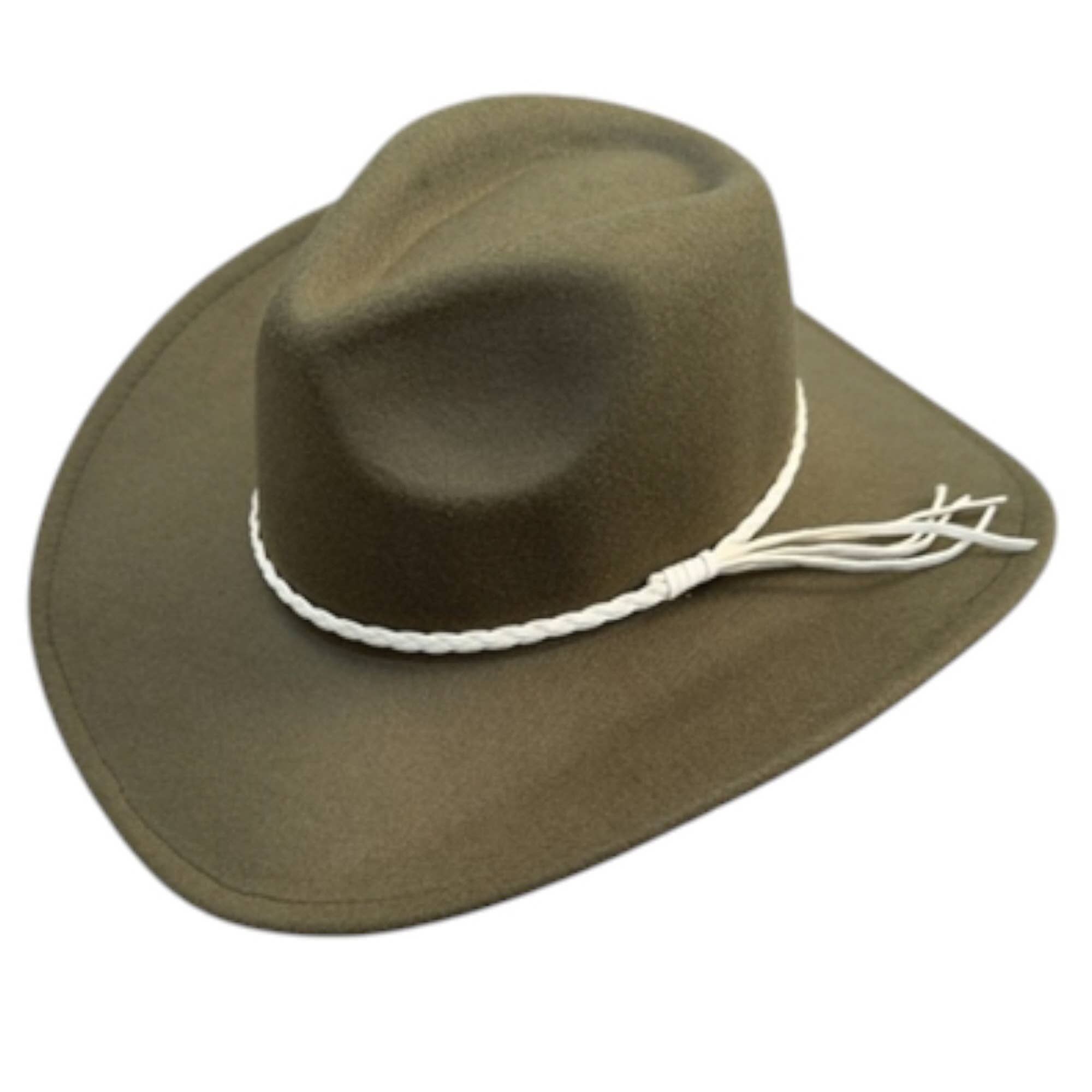Portia Hat - Wholesale Cowboy Hat - Unisex - Vegan Felt Cowboy Hat – Classic Western Style7