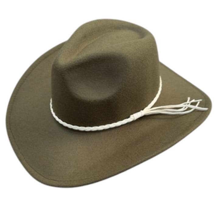 Portia Hat - Wholesale Cowboy Hat - Unisex - Vegan Felt Cowboy Hat – Classic Western Style7