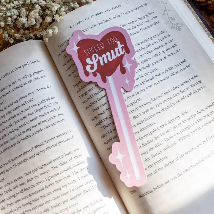 Meaggie Moos - Wholesale Bookmark - Sucker for Smut Die-Cut Bookmark0