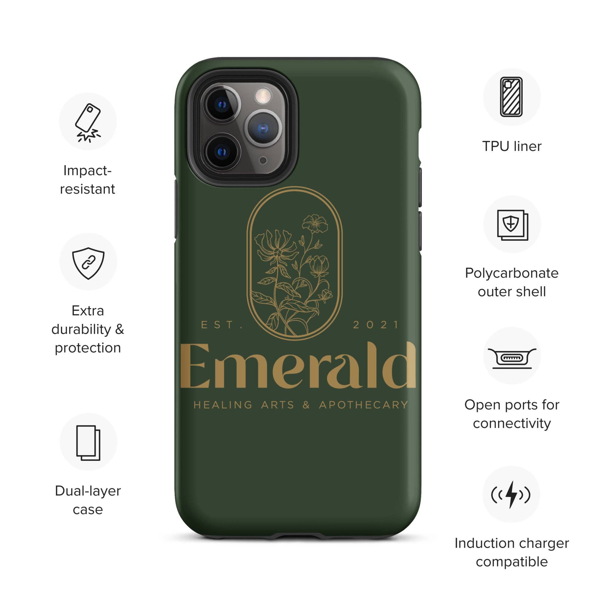 Practicality Skin & Body care - Wholesale Phone Case - Unisex - Emerald Tough iPhone case3