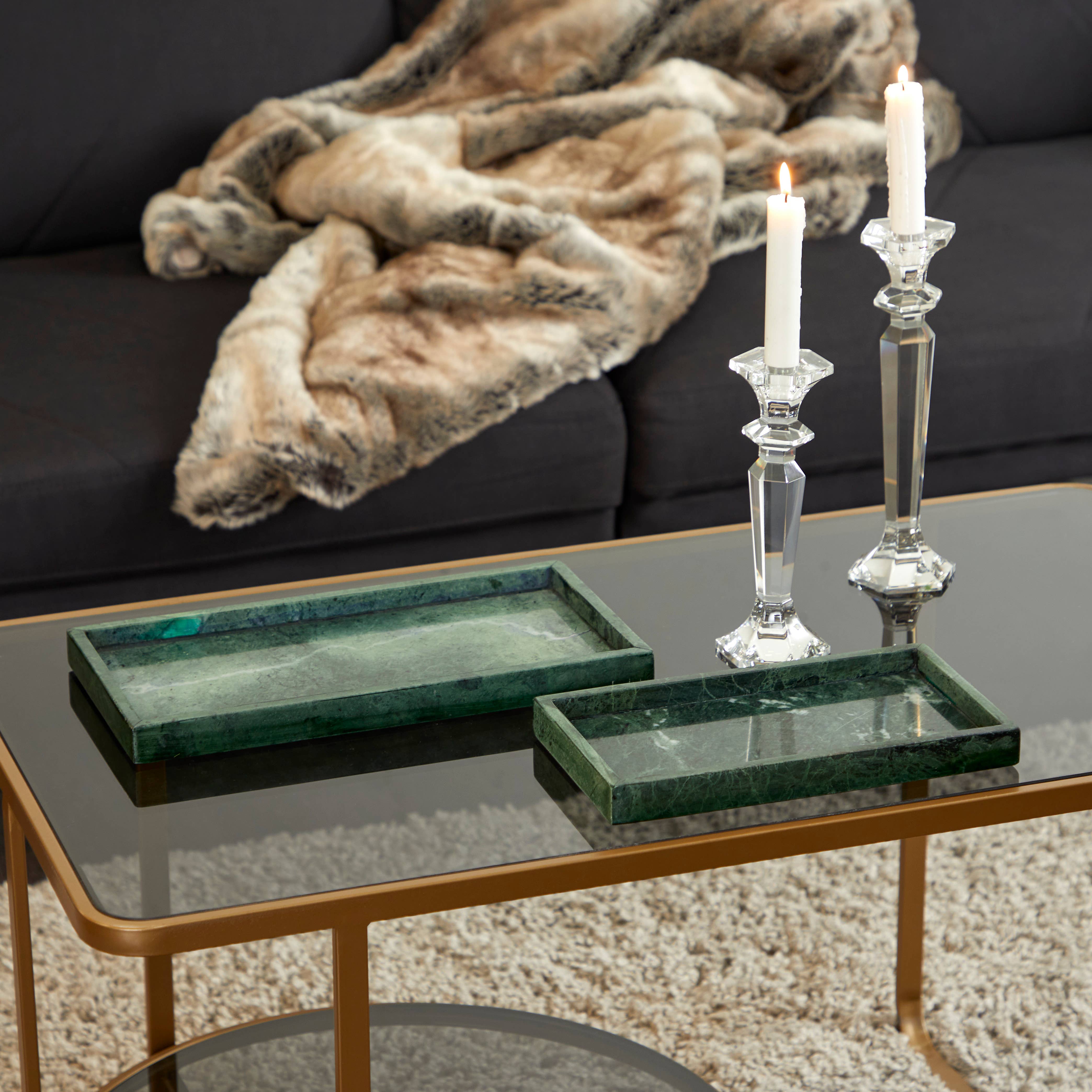 Deco Marché - Wholesale Decorative Tray - Modern White Marble Tray Set11