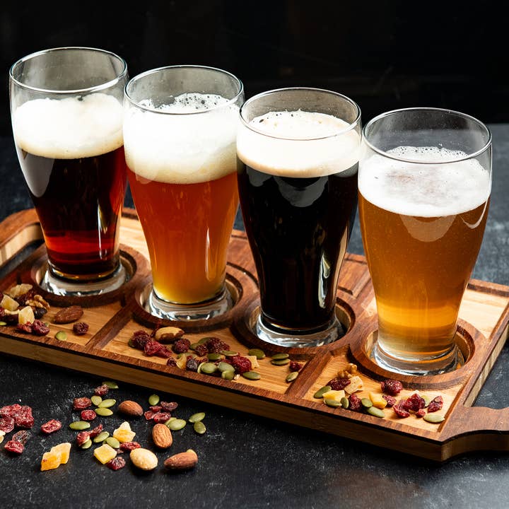 Left Coast Original - Wholesale Beer/Wine Caddy - PERSONALIZED BEER FLIGHT SERVING TRAY10