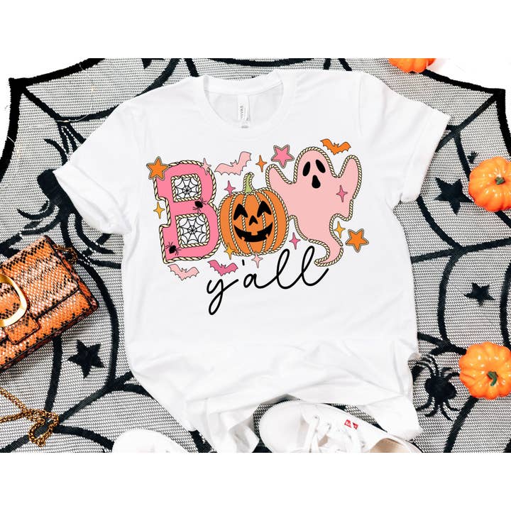 Camisa Boo Y'all - Camisa de Halloween para venta al por mayor de The Shirt Company