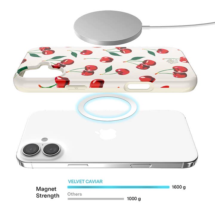 VELVET CAVIAR - Wholesale Phone Case - Women's - iPhone 16 Plus MagSafe Case - Mon Cheri Cherry