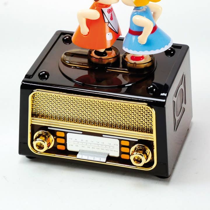 Musicbox world - Vendita all'ingrosso Carillon - Bambini e neonati - Carillon in plastica a forma di radio0