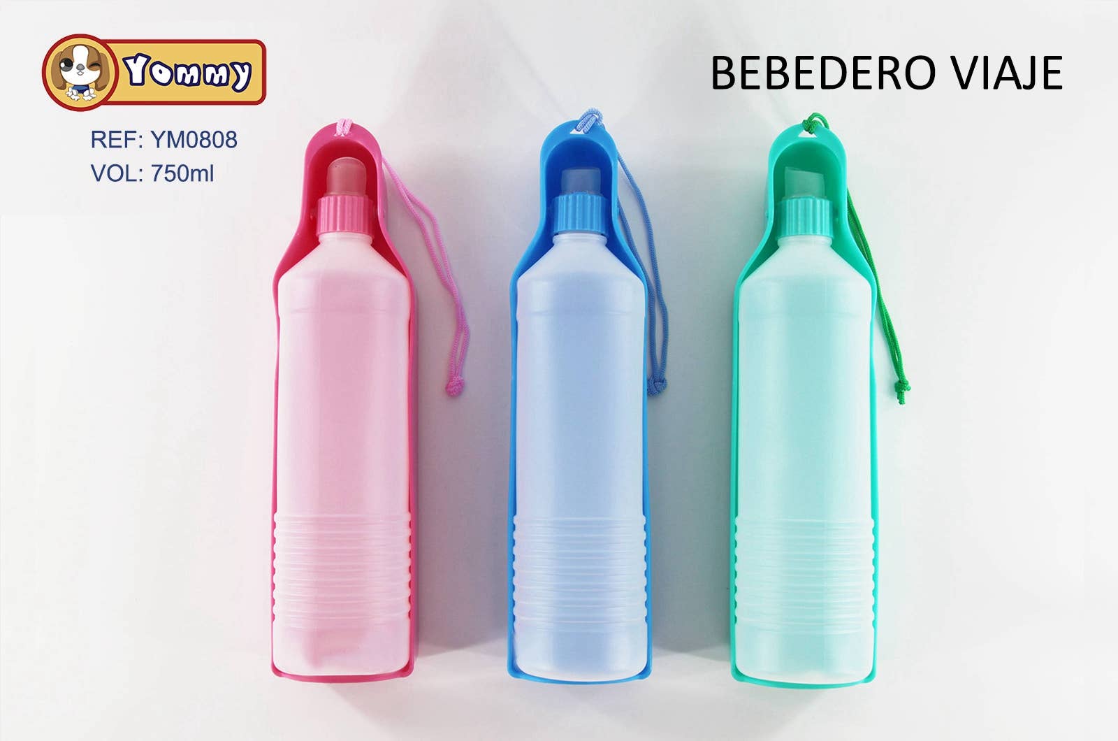 Amomi – Großhandel Haustiertrinkflasche – Hund – Reiseflasche für Haustiere in 3 Größen und Farben2