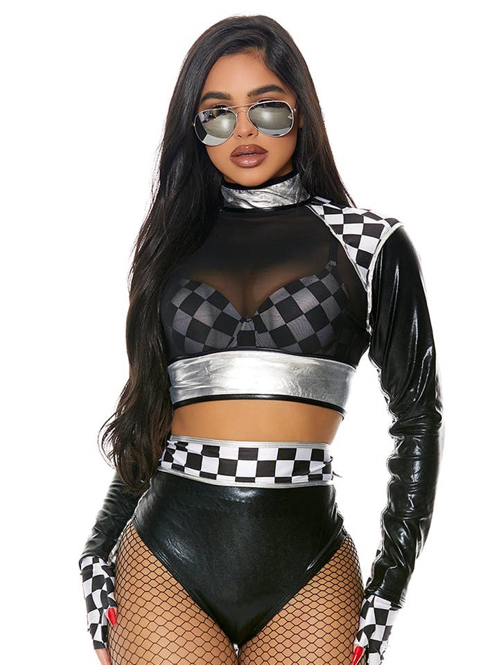 Fast Lane Racer Costume for Women for wholesale by Forplay Inc.