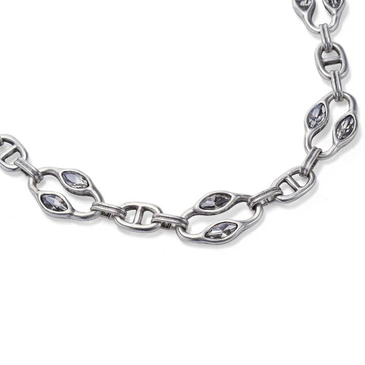 Chanour - Wholesale Link & Chain Necklace - Handmade Pewter Necklace - 3829