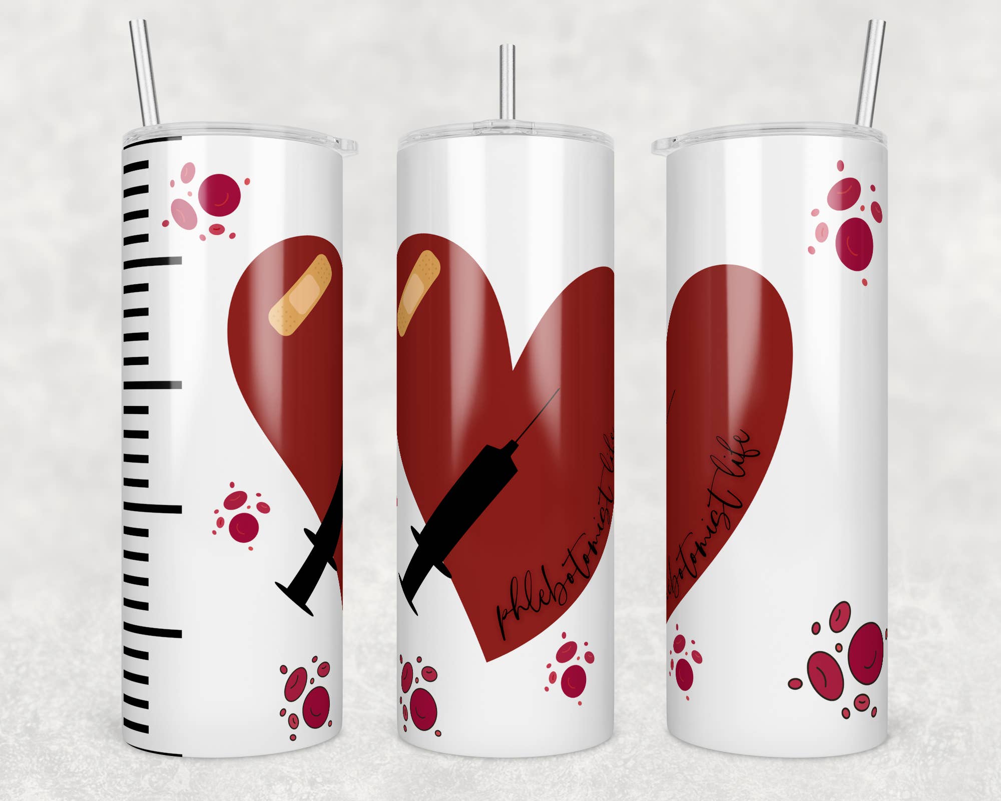 FloBama Girls Wholesale - Wholesale Insulated Mug/Tumbler - Occupation Phlebotomist Life Tumbler