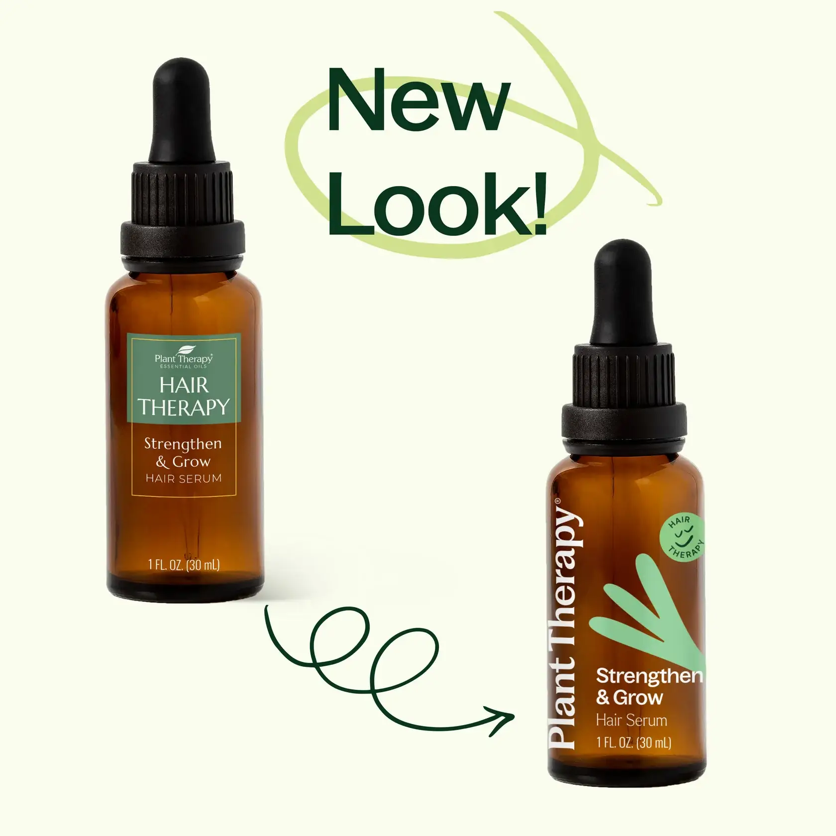 Plant Therapy - Wholesale Hair Serum - Hair Therapy Strengthen & Grow Hair Serum 1oz2