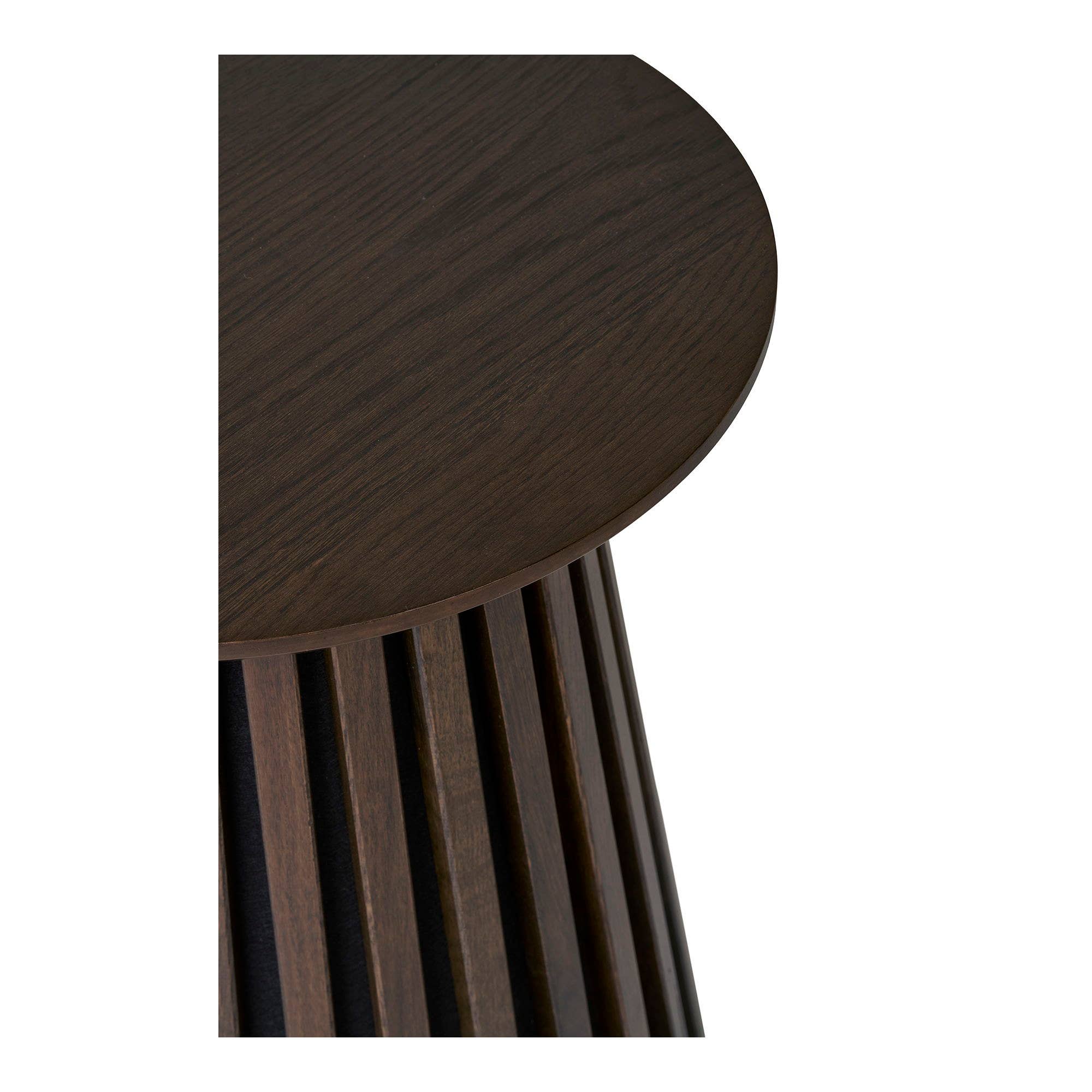 Black Osaka - Side table. oak veneer. smoked ø40x50 cm for wholesale on Faire4