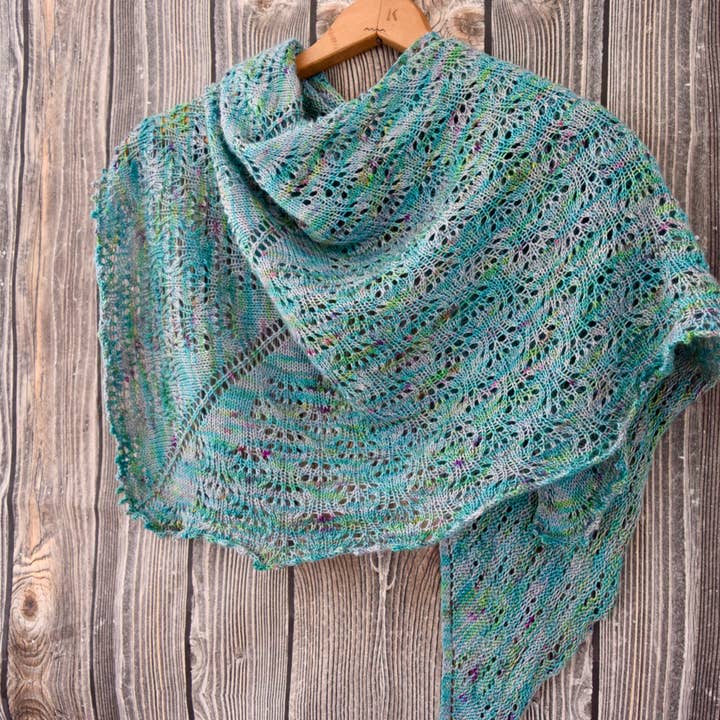 All Knit Up Designs - Wholesale Knitting/Crochet Supplies - Wild Rhodies Shawl Knitting Paper Pattern0