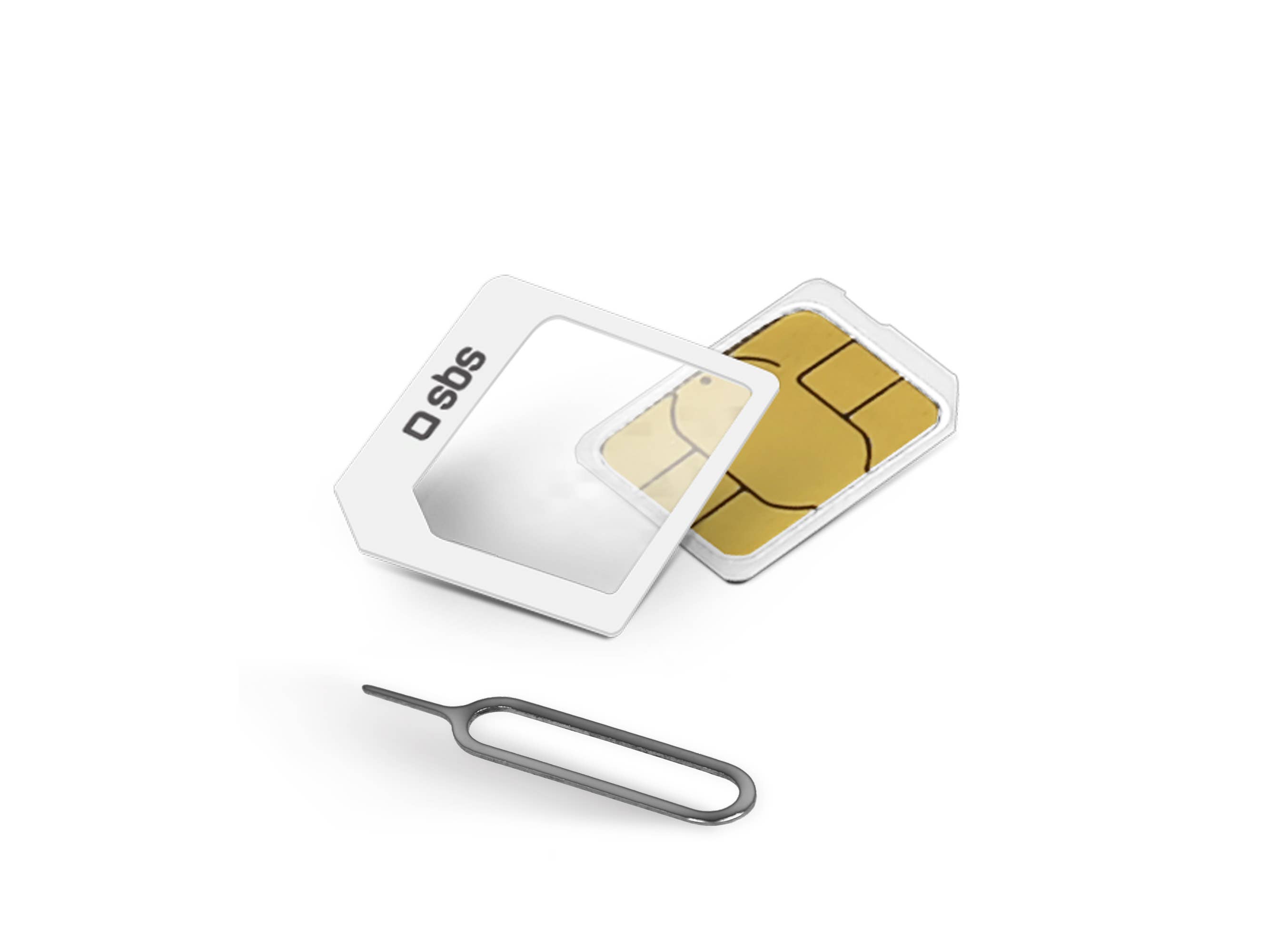 SBS - Wholesale Voedingsadapter/oplader - Adapter van Nano Sim naar Micro Sim0