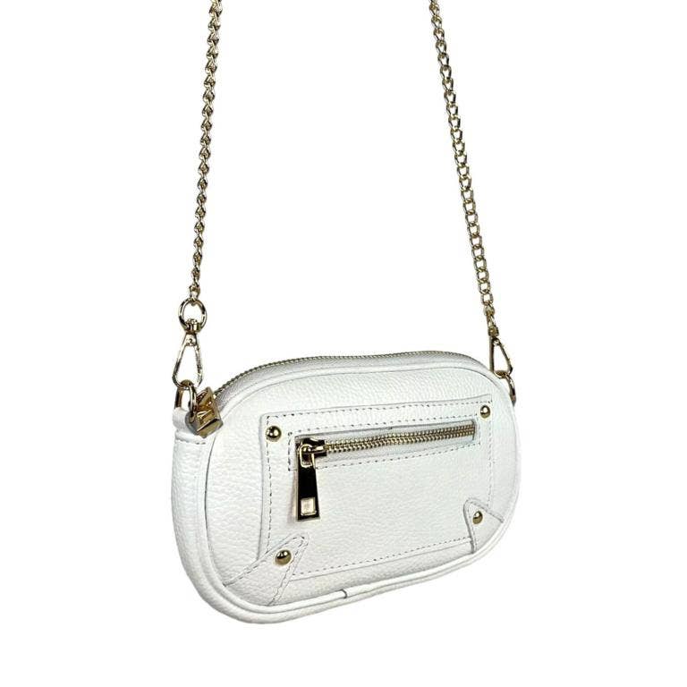 Chenson & Gorett - Wholesale Shoulder Bag - Women's - Women's Italian Leather Shoulder Bag with Long Handle Chain0