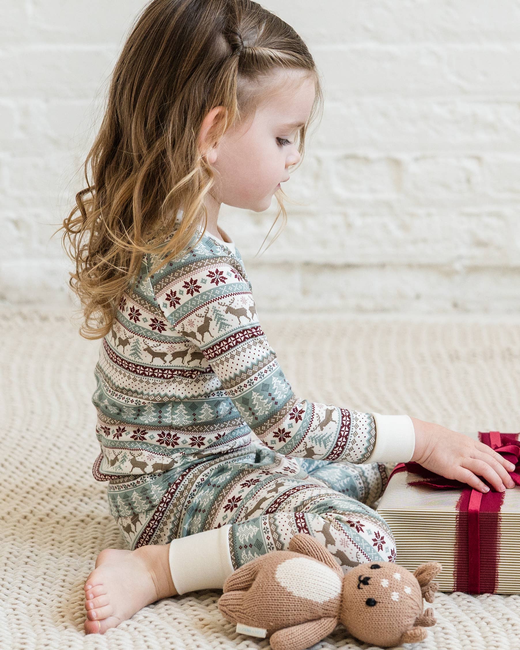 Colored Organics - Wholesale Sleepwear Set - Kids - 2 Piece Long Sleeve Jammie Set - Holiday Collection13