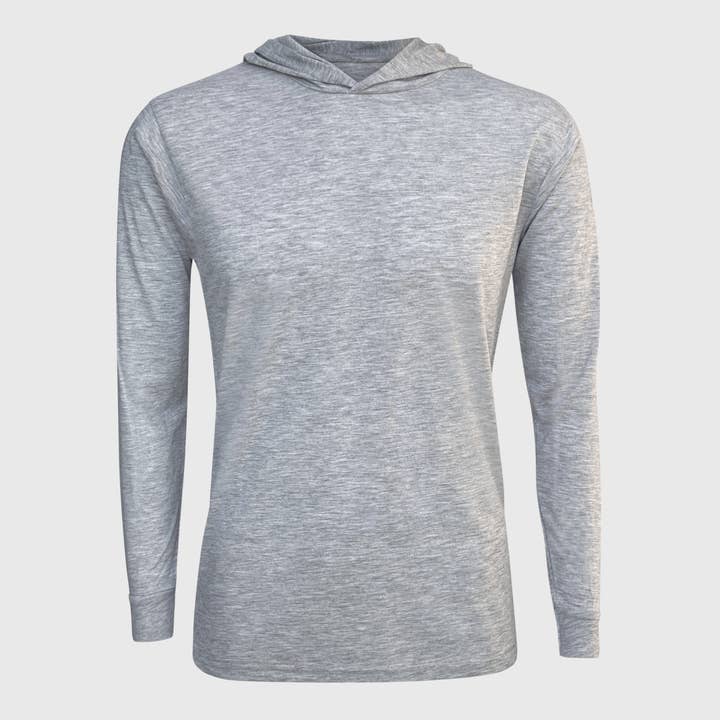 ILTEX Apparel - Vente Sweat à capuche – femme - Sweat à capuche léger en polyester gris au toucher coton1