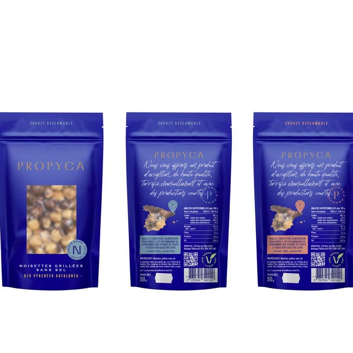 PROPYCA - Wholesale Nuts - Unsalted Roasted Hazelnuts 50g1