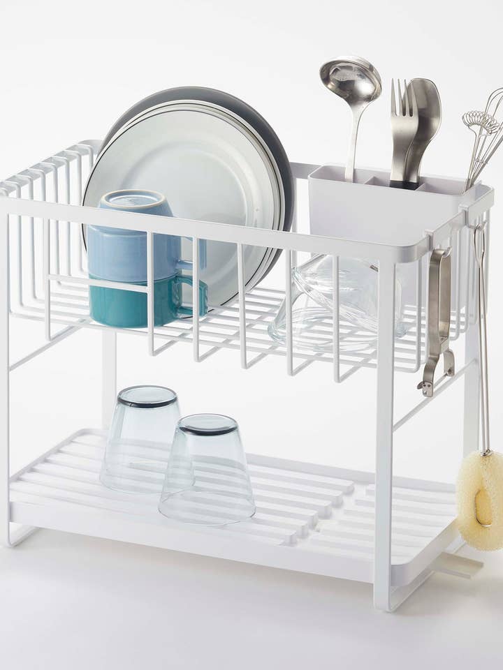 Tower Abtropfgestell, zweistöckig, Stahl für den Großhandel von Yamazaki Home