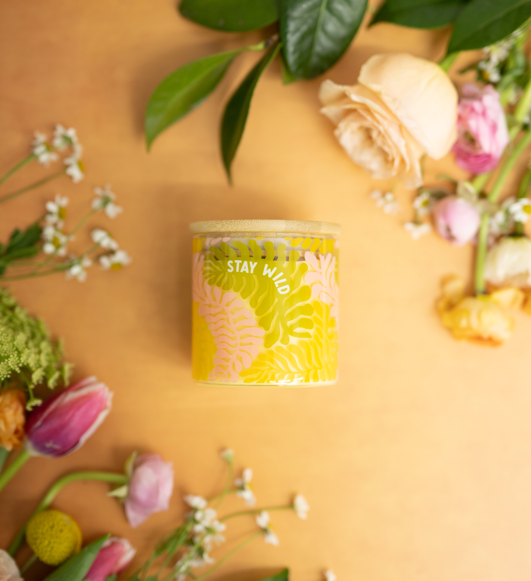 Ginger June Candle Co. - Wholesale Jar/Filled Candle - STAY WILD • 14 oz candle • 100% essential oil blend1