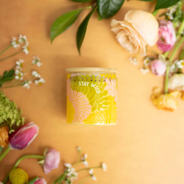 Ginger June Candle Co. - Wholesale Jar/Filled Candle - STAY WILD • 14 oz candle • 100% essential oil blend1
