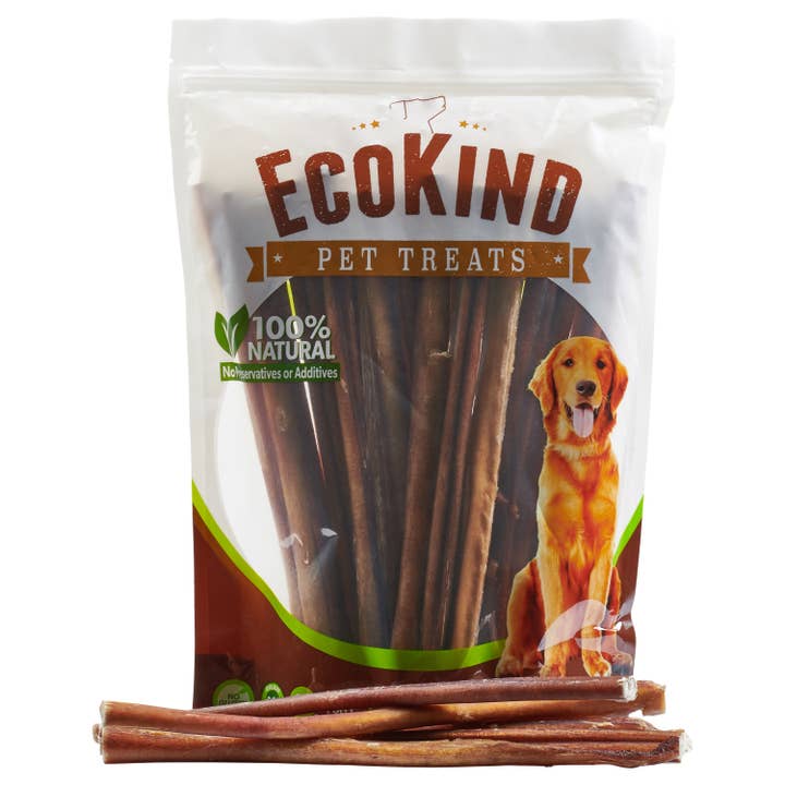 100% Natural Brazilian Bully Sticks - 1 lb Bag for wholesale by EcoKind Pet Treats