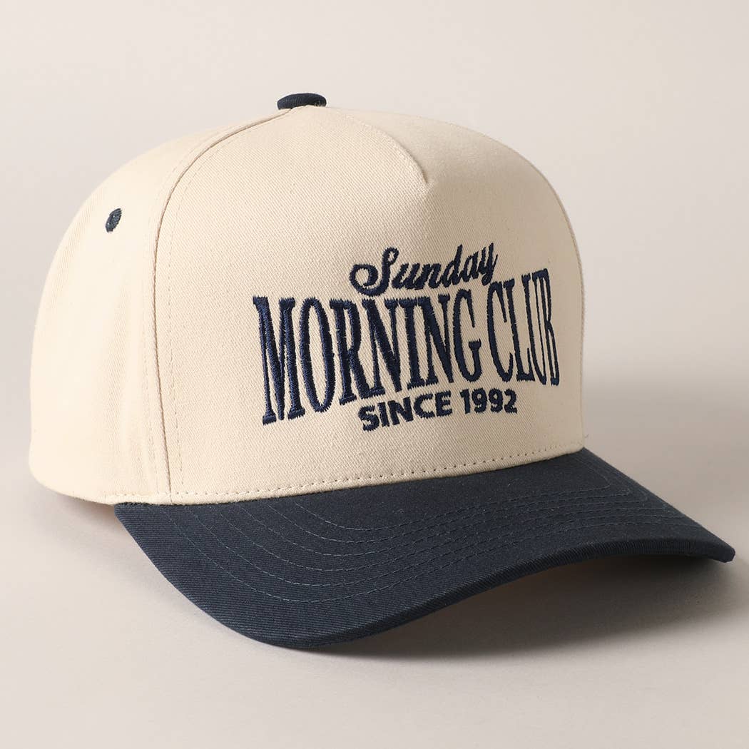 Fashion City – wholesale Trucker hat – Unisex – Sunday Morning Club Two-Tone Trucker Hat7