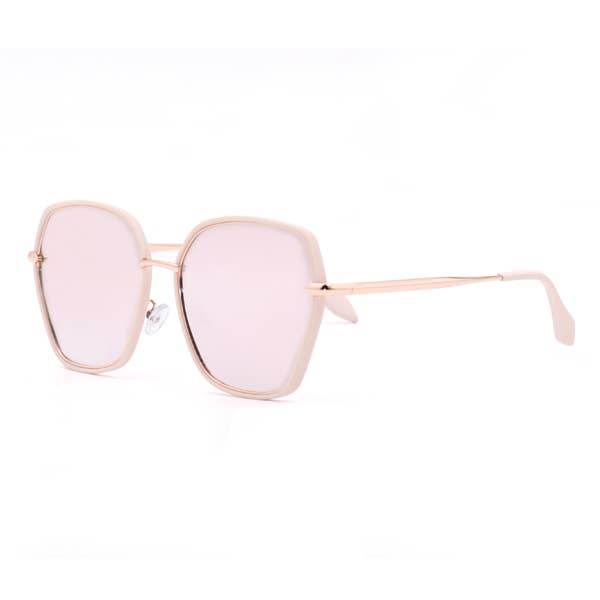 TOPFOXX - Wholesale Sunglasses - Women's - Sustainable Maya - Rose Gold2