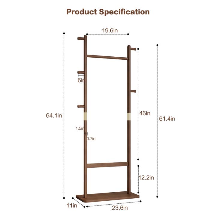 Paris Loft Inc - Wholesale Coat Rack - Solid wood coat rack for bedroom/entrance/living room7