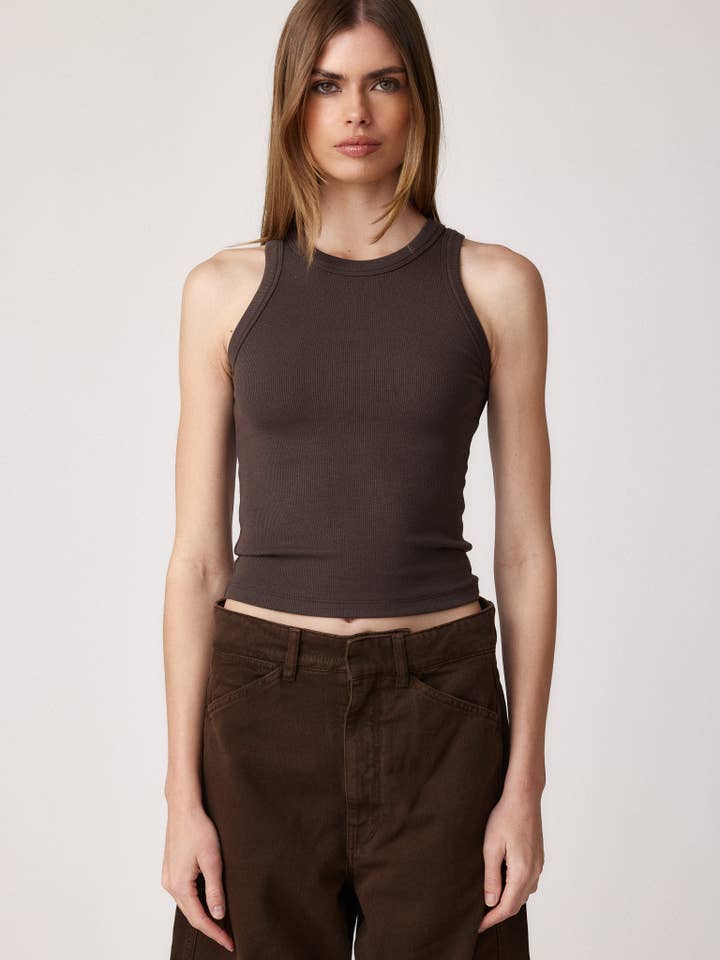 ESPRESSO KELLY TANK for wholesale on Faire