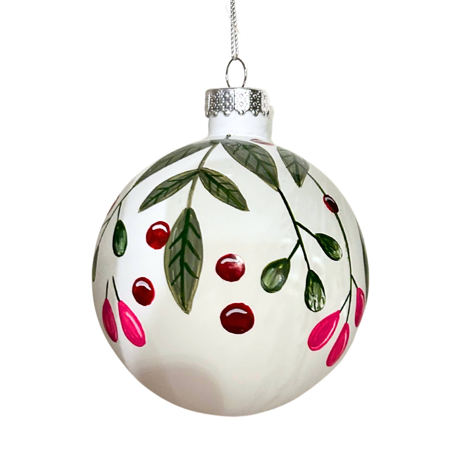 David Christopher's Collection - Wholesale Ornament - WINTER ESTATE SERIES GLASS ORNAMENT 4"0