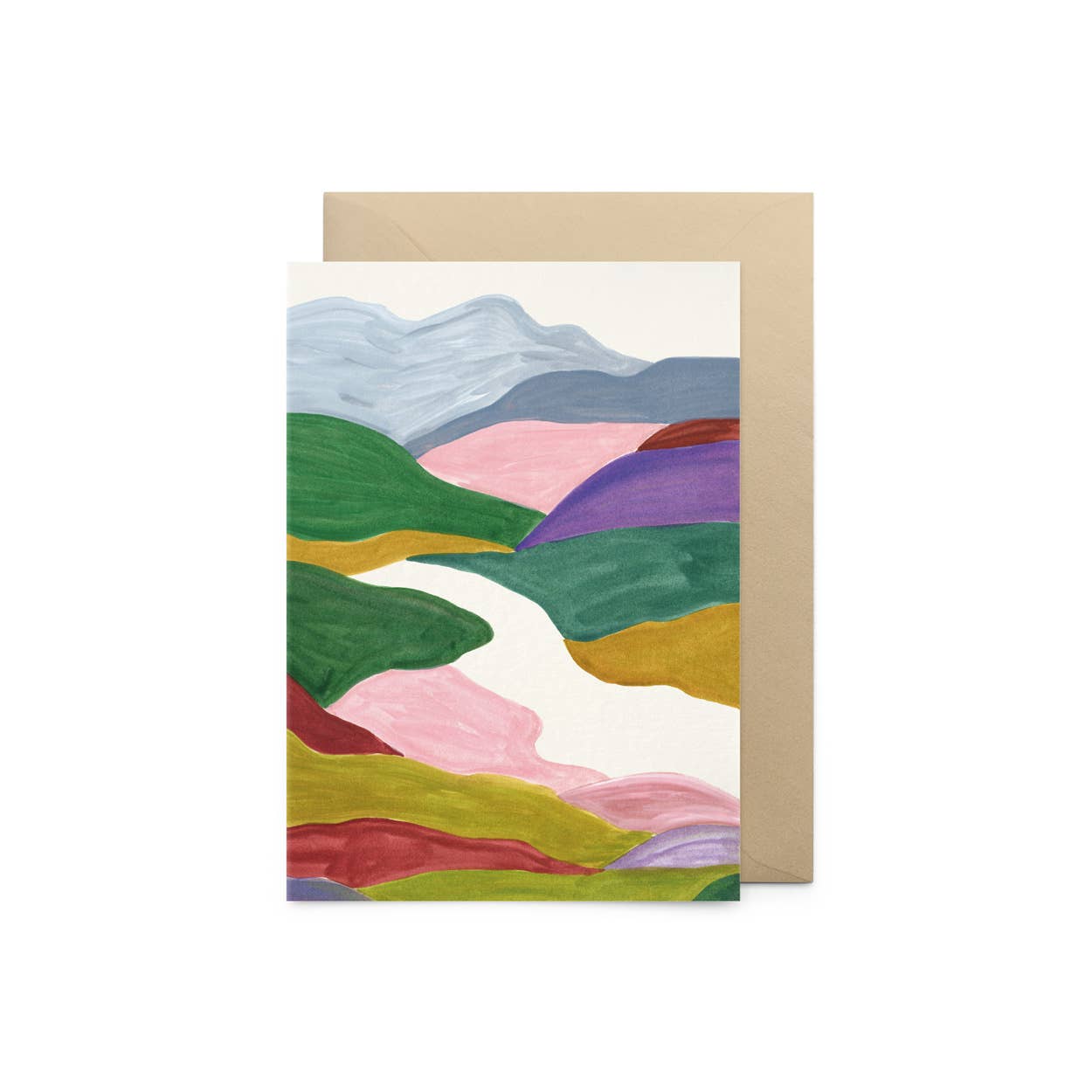 Petit Gramme - Wholesale Everyday Greeting Card - Fjord Map0
