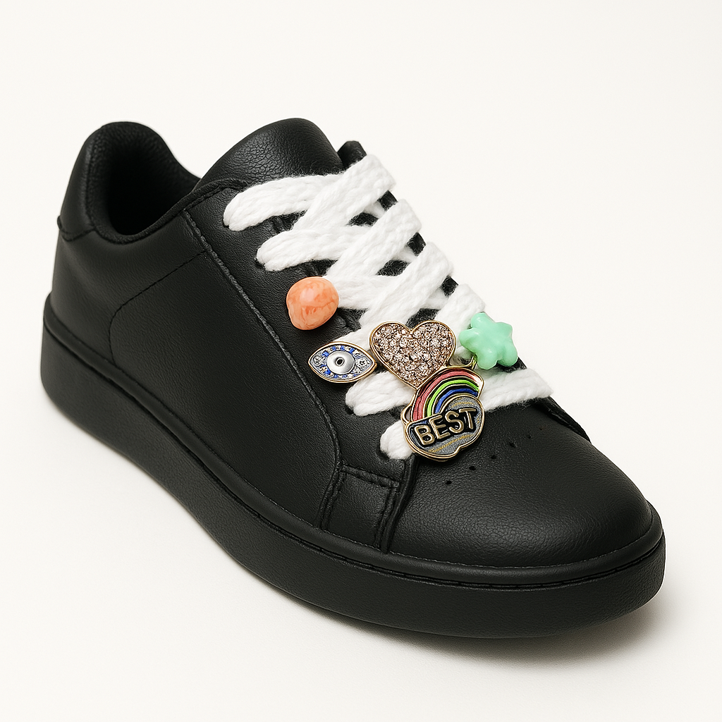 Reference Mode - Wholesale Shoelaces - Women's - Pair of laces with charm jewelry model 83