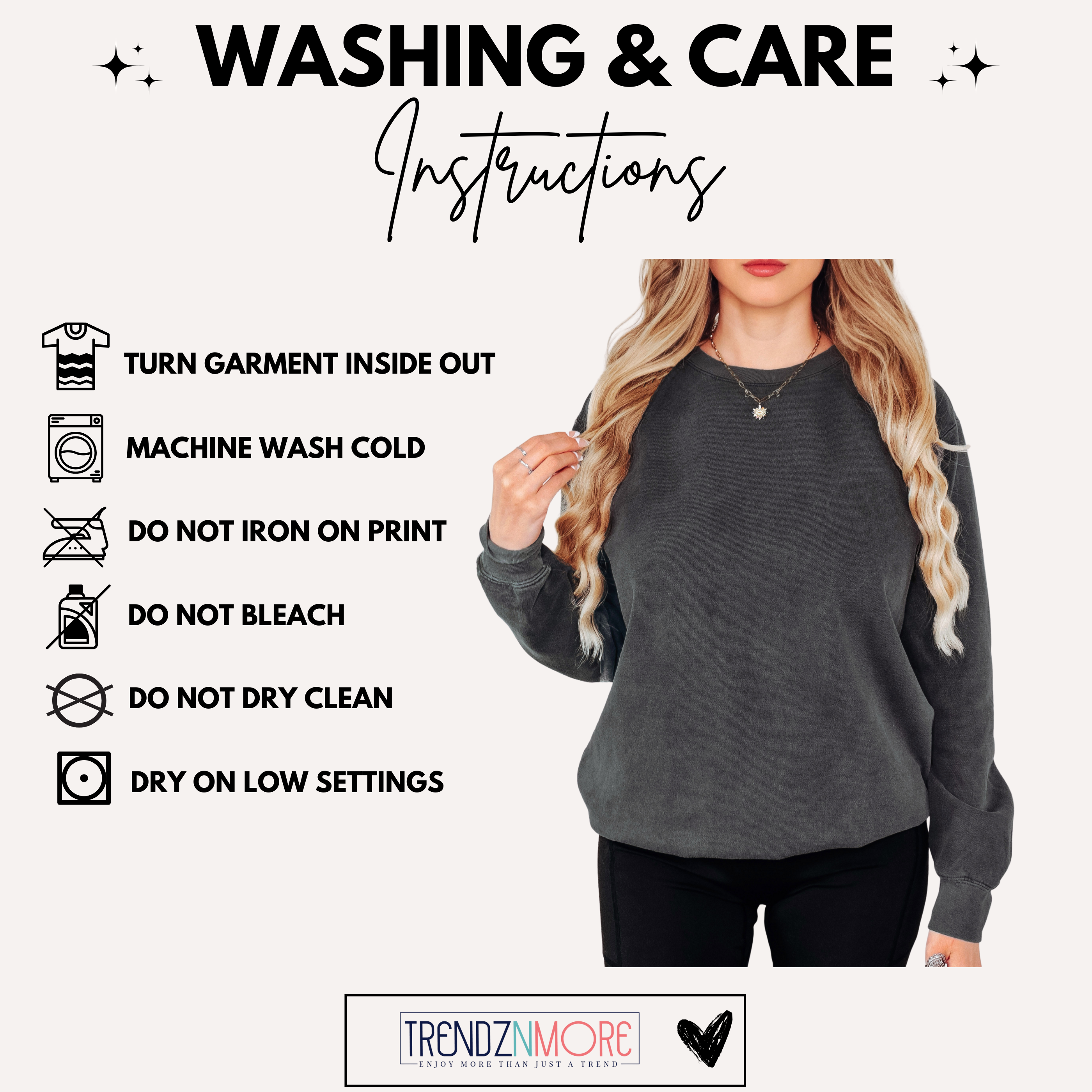 Trendznmore - Modern Graphic Apparel - Wholesale Graphic Sweatshirt - Women's - Comfort Colors Salty Beach Crewneck Sweatshirt - Cozy Beach8