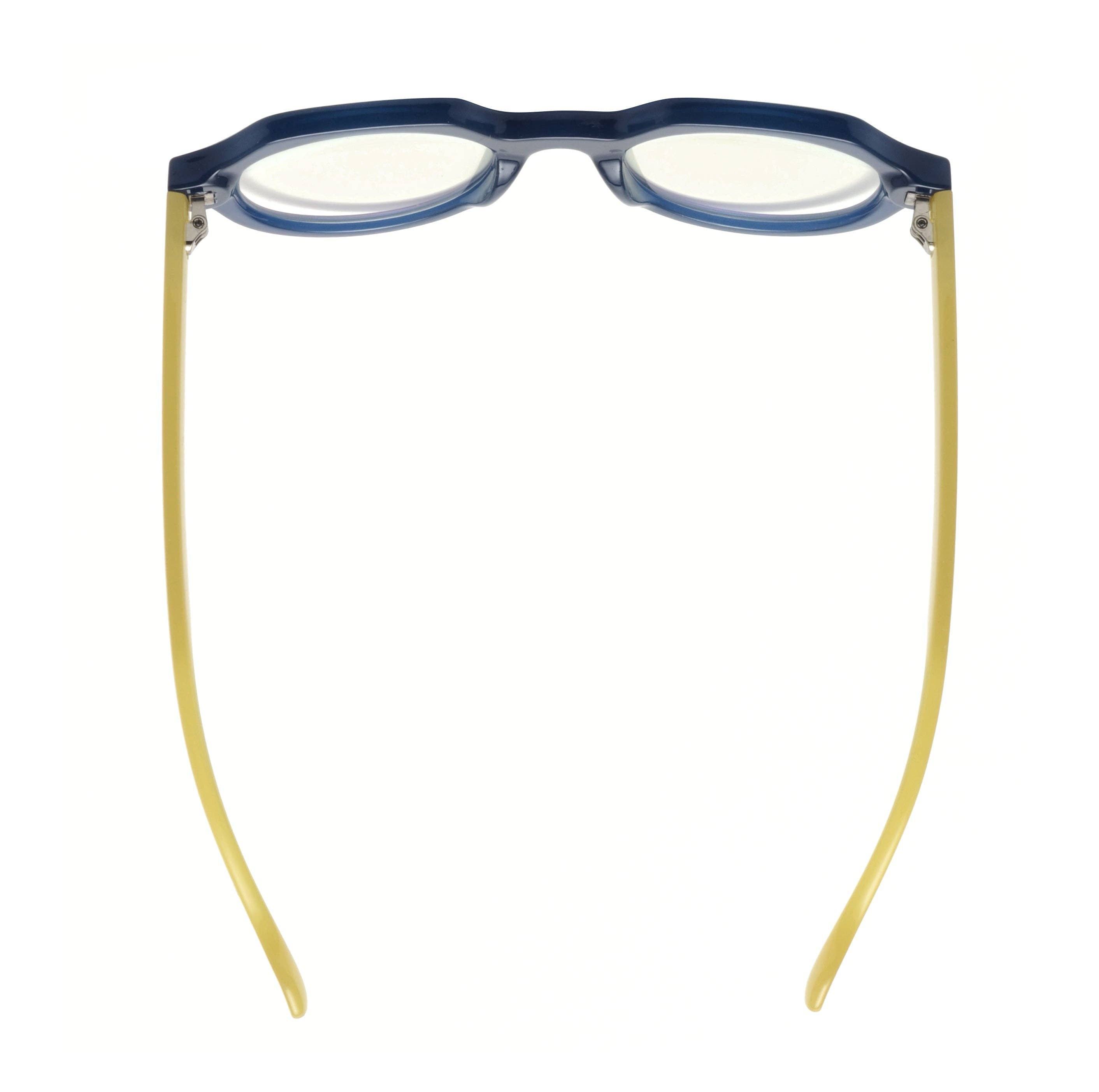 Ryan Simkhai Eyeshop - Wholesale Eyeglasses - Women's - LIAM | Blue / Yellow | Blue Light Blocking1