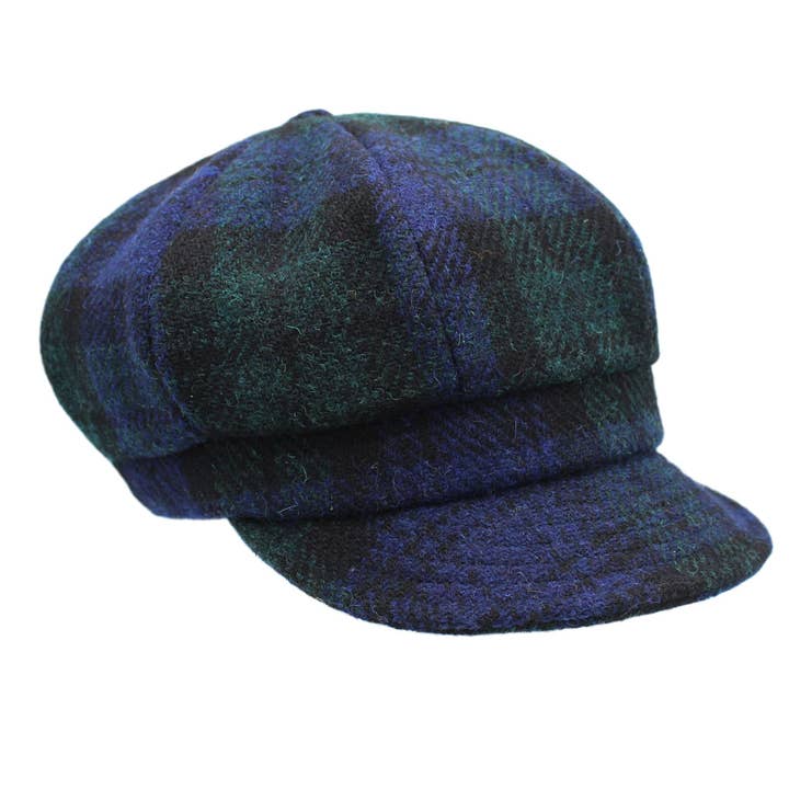Heather Hats & Accessories - Wholesale Newsboy/Schoolboy Hat - Women's - ZH051 Rosalie Harris Tweed Baker Boy Cap