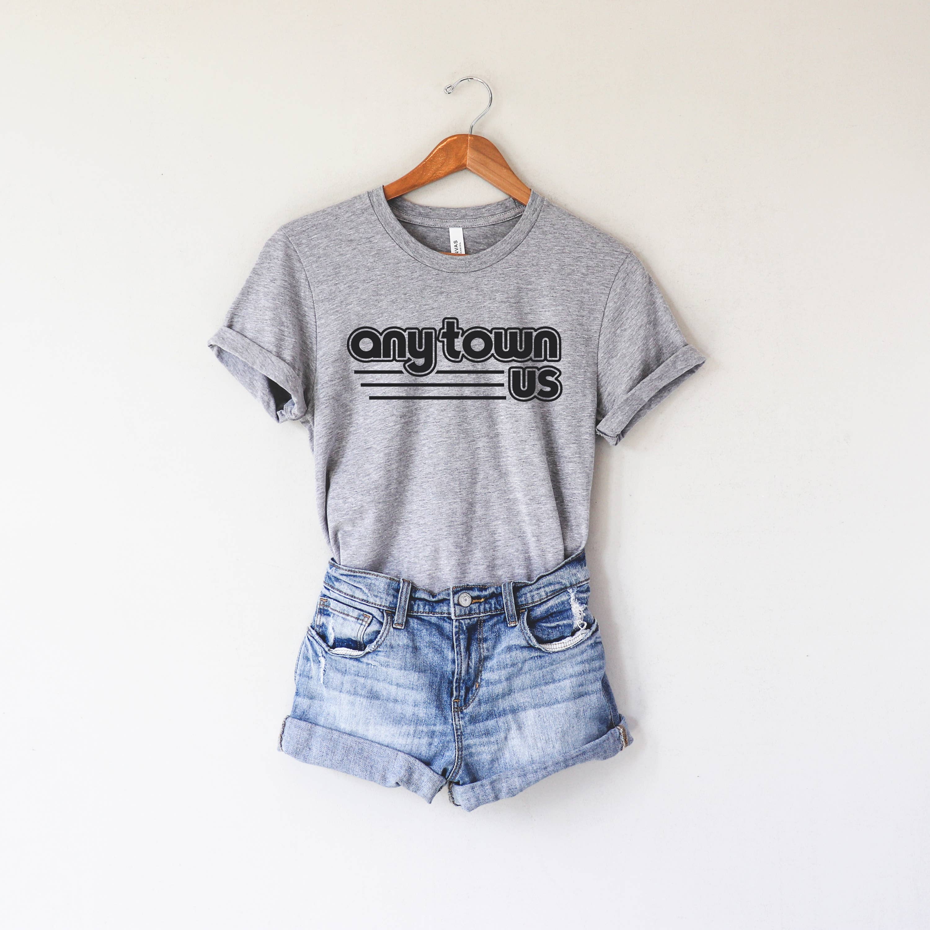 Humm & Willow – wholesale T-shirts med screentryck – Dam – Anpassade skjortor - Personlig skjorta för din stad eller stat1