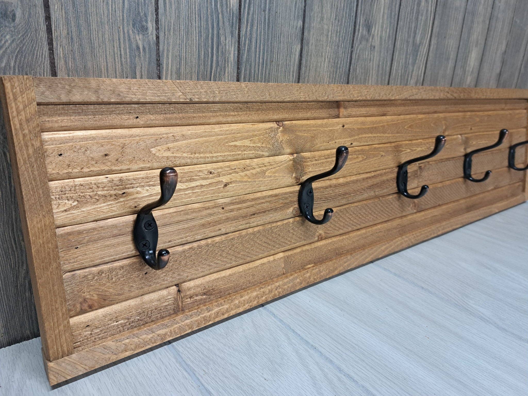 Rustic Brook Farm - Wholesale Coat Rack - Rustic Farmhouse Style Wooden Coat Rack - Light Pine5
