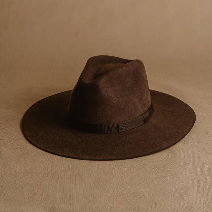 Sandoval Hats - Vente Chapeau en feutre - femme - Tlaquepaque · Chapeau fedora marron à large bord3