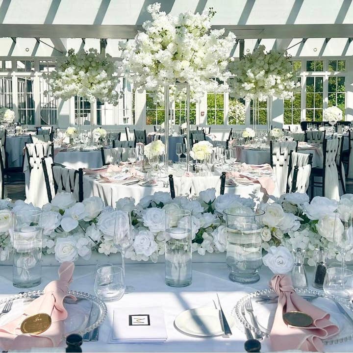 IVY CRUZ - Wholesale Artificial flowers - Large Cherry Blossom Centrepiece, Cherry Blossom Flower1