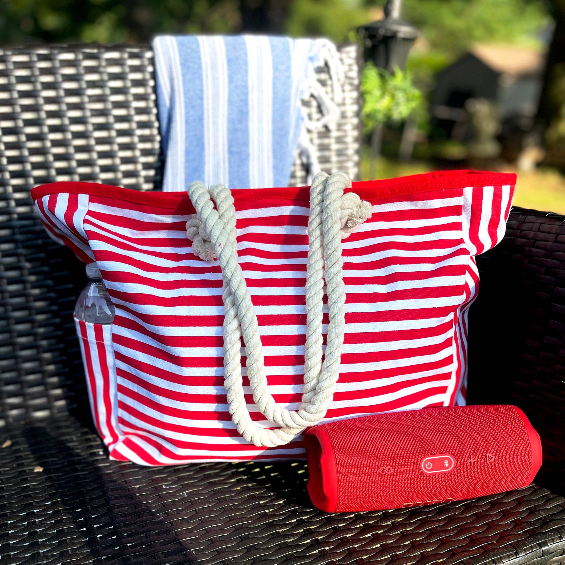 YOUZEY - Wholesale Tote Bag - Women's - Harbor Tote - Red2