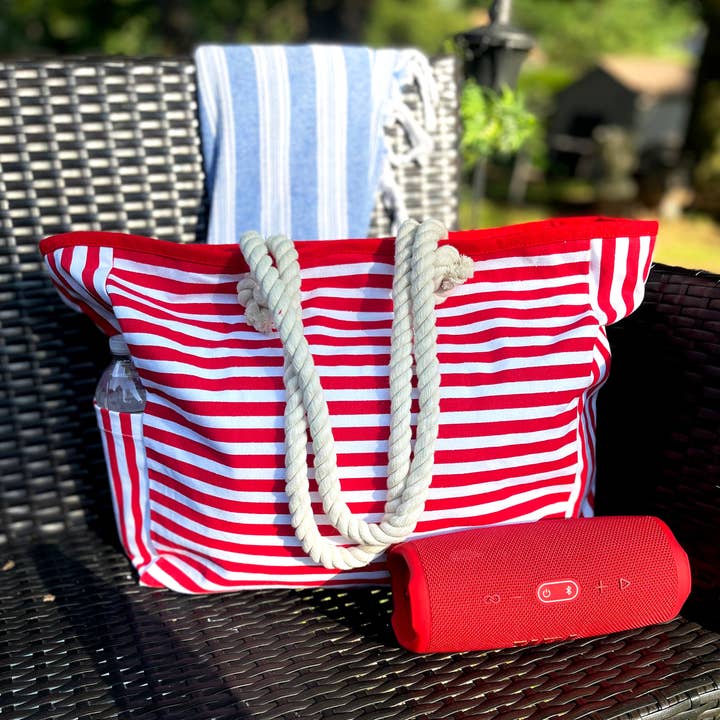 YOUZEY - Wholesale Tote Bag - Women's - Harbor Tote - Red2