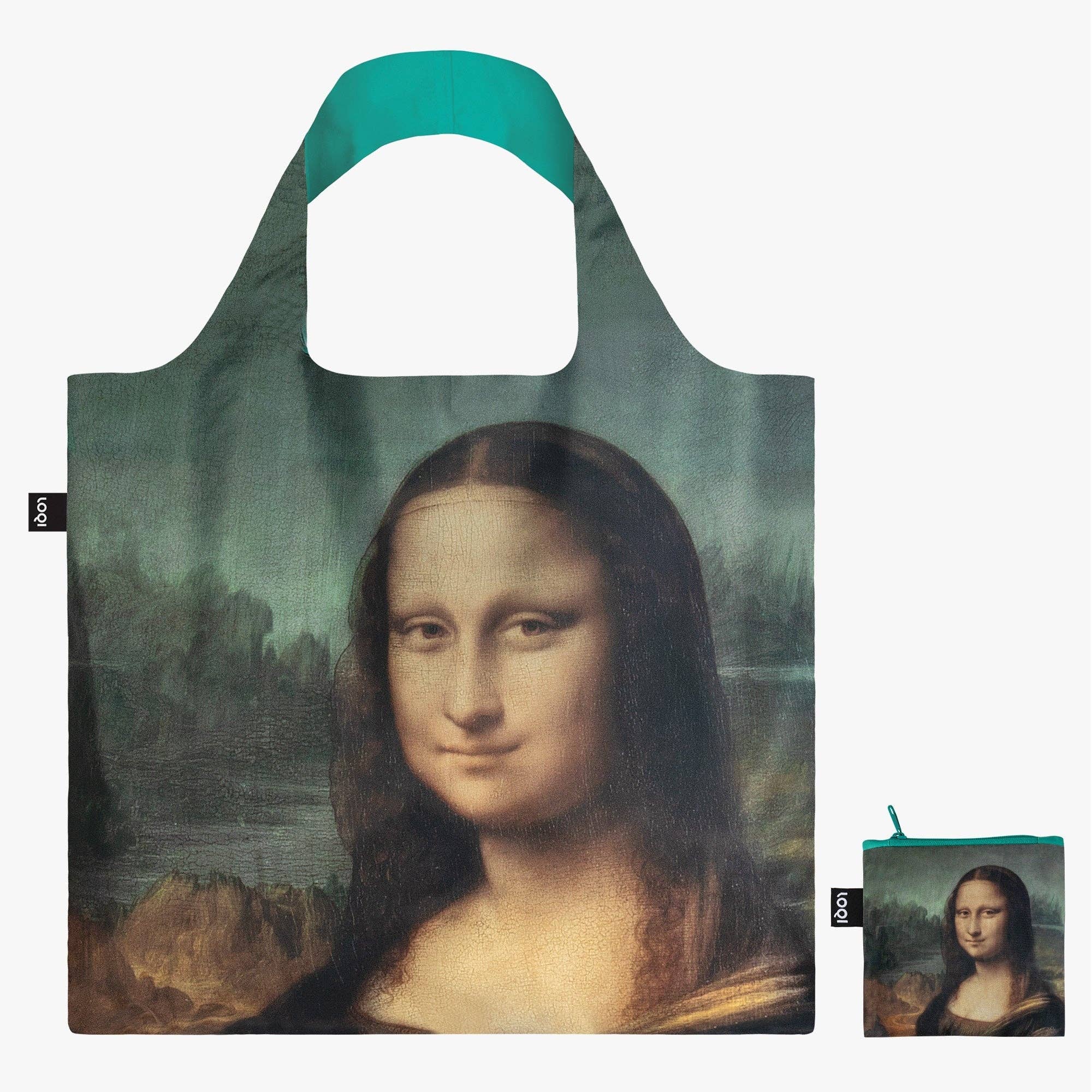 LOQI - Wholesale Tote Bag - Unisex - LEONARDO DA VINCI Mona Lisa Recycled Bag0