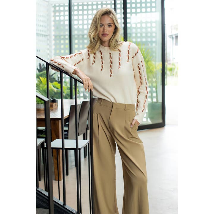 Long Sleeve Knit Sweater and other Purchase Wholesale ml001. Free Returns & Net 60 Terms on Faire trending on Faire.