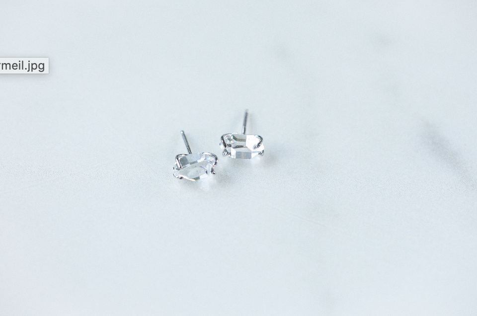 Heather Hawkins - Wholesale Stud/Post Earrings - Herkimer Diamond Studs - Large1