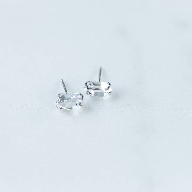 Heather Hawkins - Wholesale Stud/Post Earrings - Herkimer Diamond Studs - Large1