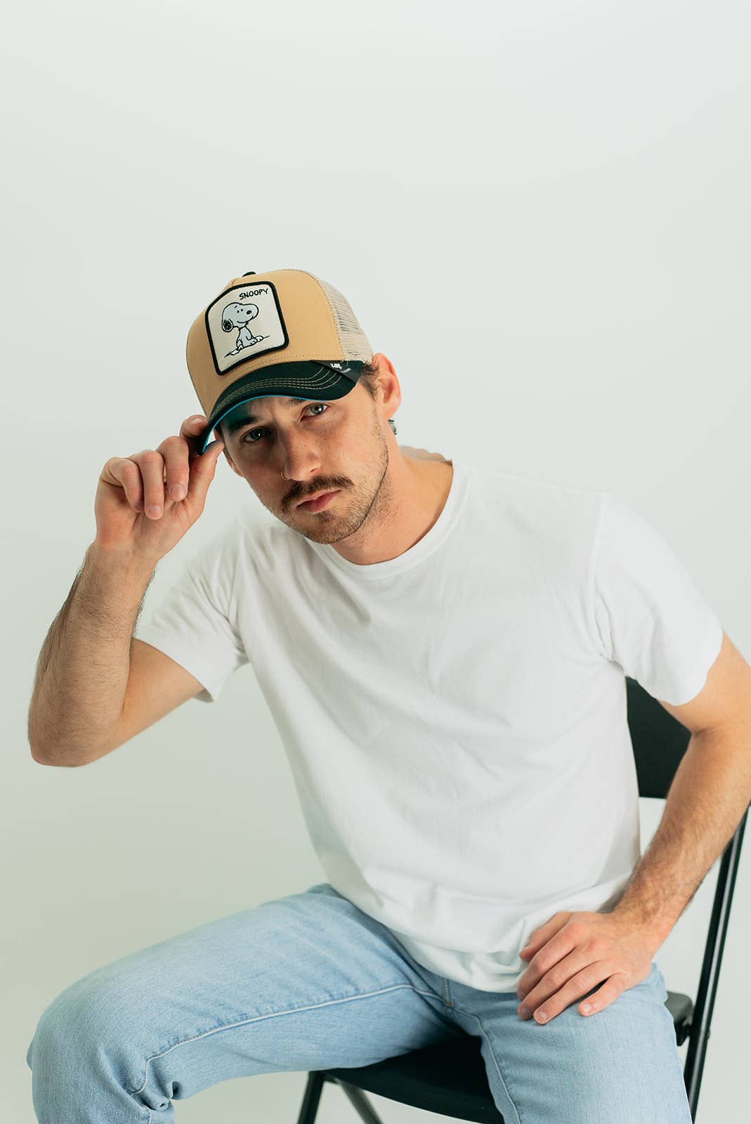 Peter Grimm - Wholesale Trucker Hat - Men's - Snoopy Peanuts Cotton Mesh Adjustable Trucker Hat1