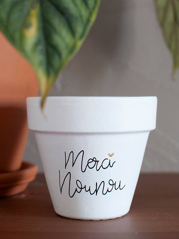 Übertopf / Tontopf: Danke Nounou für den Großhandel von Happypots.fr