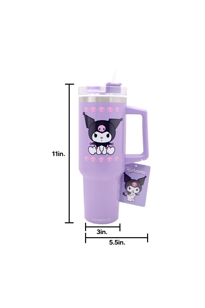 PINEAPPLE Beauty – wholesale Insulated mug/tumbler – UPD NLEKU Kuromi 40oz Travel Tumbler Cup - 6 pcs3