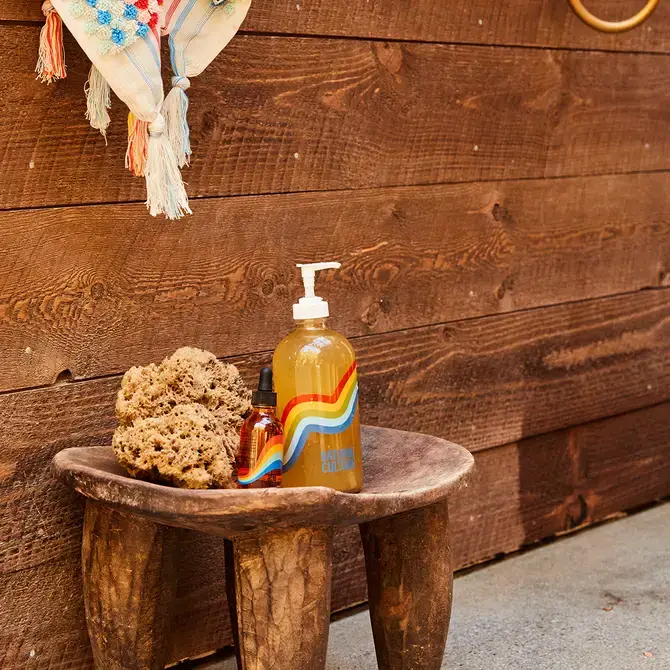 Bathing Culture - Wholesale Body Wash/Shower Gel - Mind and Body Wash Refillable 16oz Glass (Cathedral Grove)2