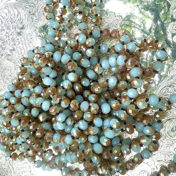 Bohemian Grace - Grace & Grit - Vendita all'ingrosso Collane di perline/perle - Collana con rosario sfaccettato ALJ Ocean Reef3